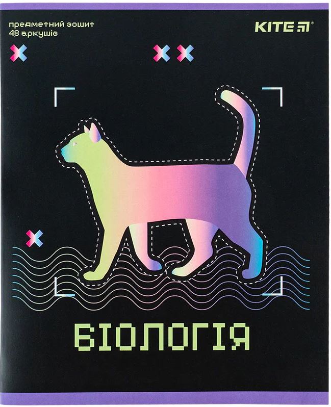 Kite Biology Subject Grid Notebook, 48 Sheets