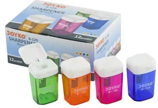 Joyko B-129 Plastic Pencil Sharpener with Container