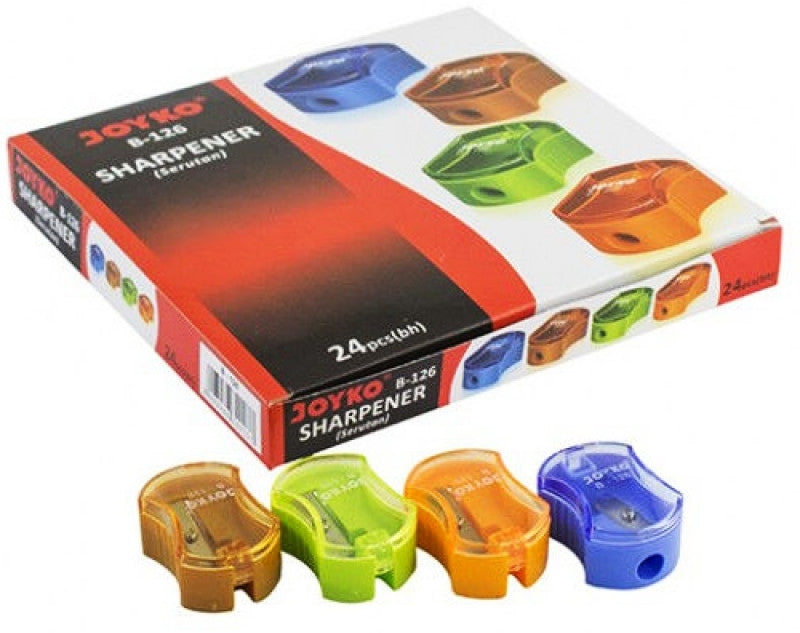 Joyko B-126 Pencil Sharpener with Plastic Container