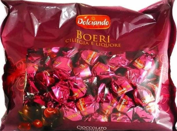 Dolciando Boeri Cherry in Liqueur Chocolate Candy, 1 kg