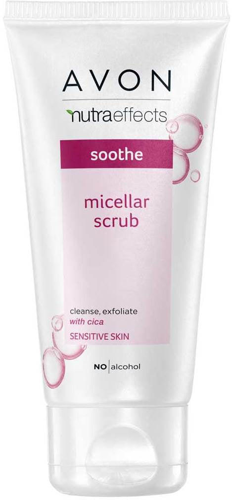 Avon Nutra Effects Softening Micellar Face Scrub, 150 mL