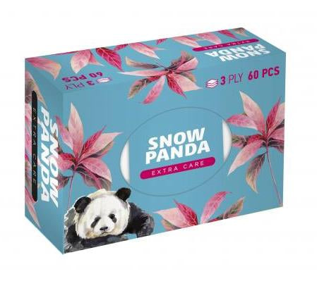 Snizhna Panda Cosmetic Tissues Box, 60 sheets - Image 2