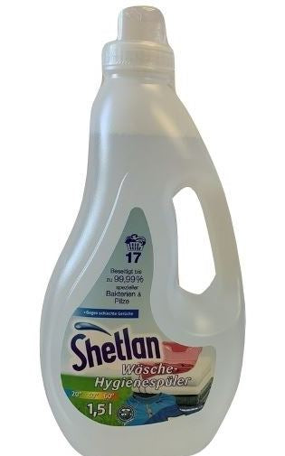 Shetlan Disinfecting Laundry Gel & Rinse, 17 Loads, 1.5 L