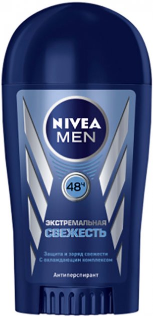 Nivea Cool Extreme Freshness Men's Antiperspirant Deodorant Stick, 40 mL