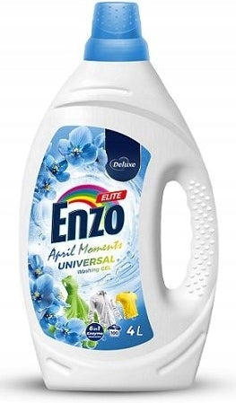 Deluxe Enzo Elite 6-in-1 April Moments Universal Liquid Laundry Detergent, 100 Loads, 4 L