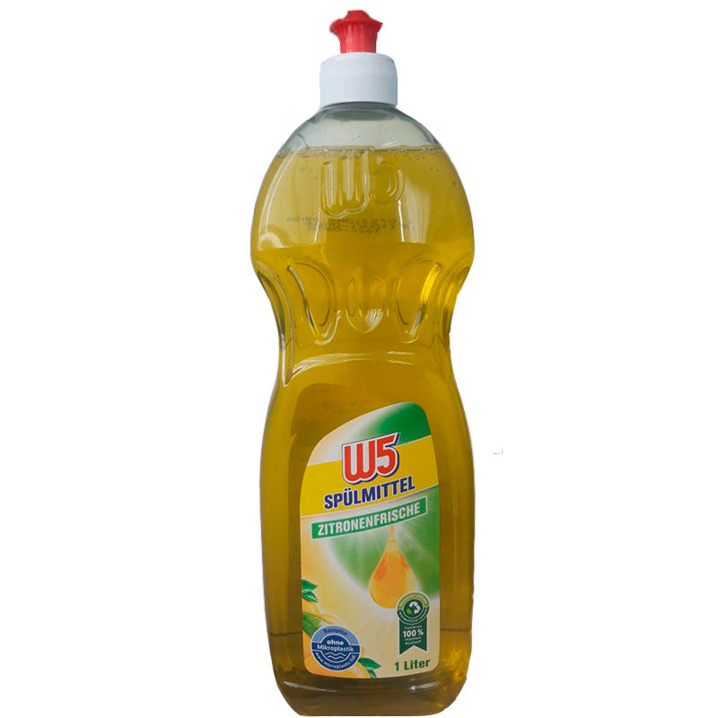 W5 Lemon Freshness Dish Soap, 1 L