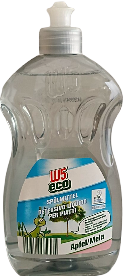 W5 ECO Apple Dish Soap, 500 mL - Image 2