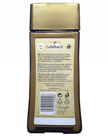 Goldbach Crema Instant Coffee, 150 g - Image 2