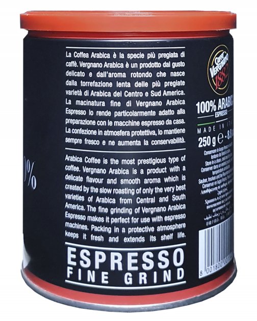 Caffe Vergnano Arabica 100% Instant Coffee, 250 g - Image 3