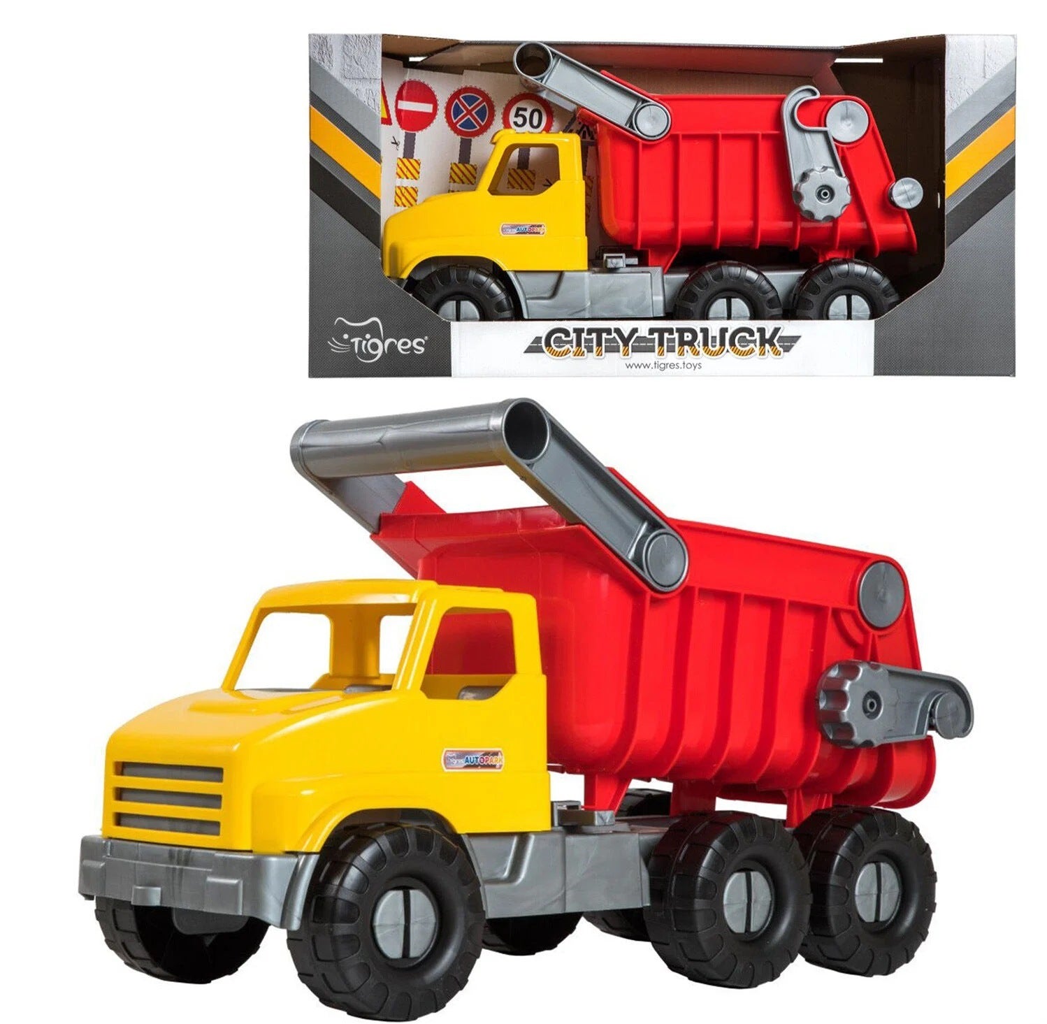 Tigres City Truck 39368 Toy Dump Truck in Box