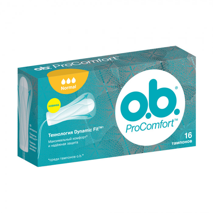 o.b. ProComfort Normal Tampons, 16 pcs