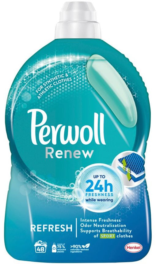 Perwoll Renew Refresh Laundry Detergent Gel, 48 Loads, 2.88 L