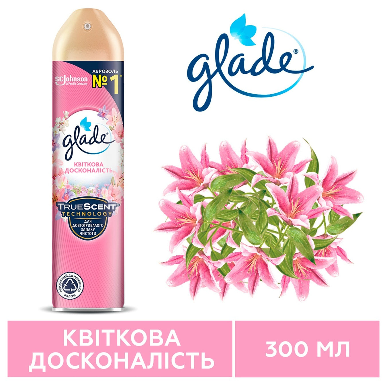 Glade Floral Perfection Air Freshener, 300 mL - Image 3