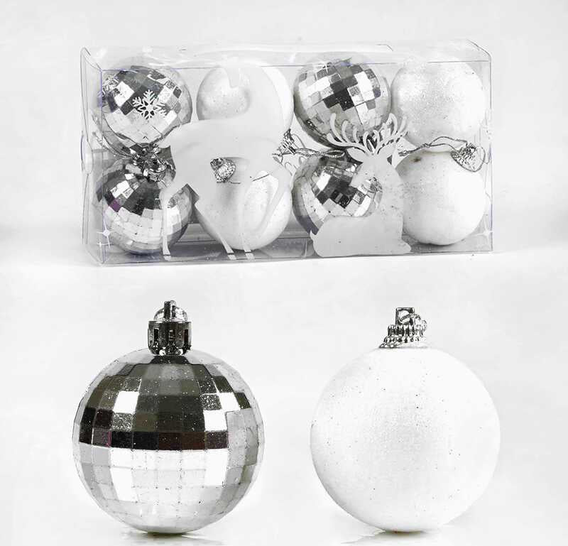 D 35866 Christmas Ball Ornaments, 4.5 cm, 8 pcs