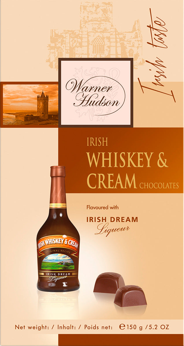 Warner Hudson Whiskey & Cream Chocolates, 150 g