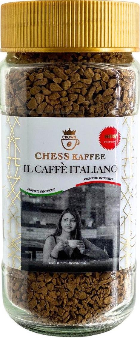 Chess Kaffee IL Caffe Italiano Instant Coffee in Glass Jar, 100 g