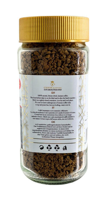 Chess Kaffee IL Caffe Italiano Instant Coffee in Glass Jar, 100 g - Image 2