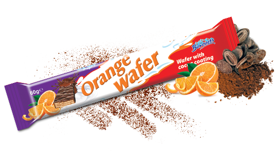 Borovets Orange Wafers, 60 g