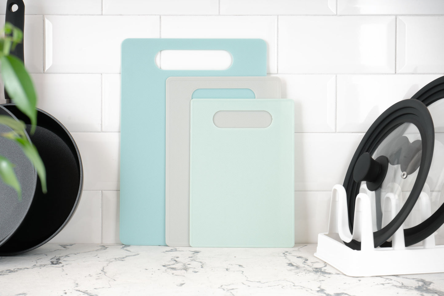 Ardesto Gemini Gourmet AR1403BG Plastic Cutting Board Set, 3 pcs - Image 3