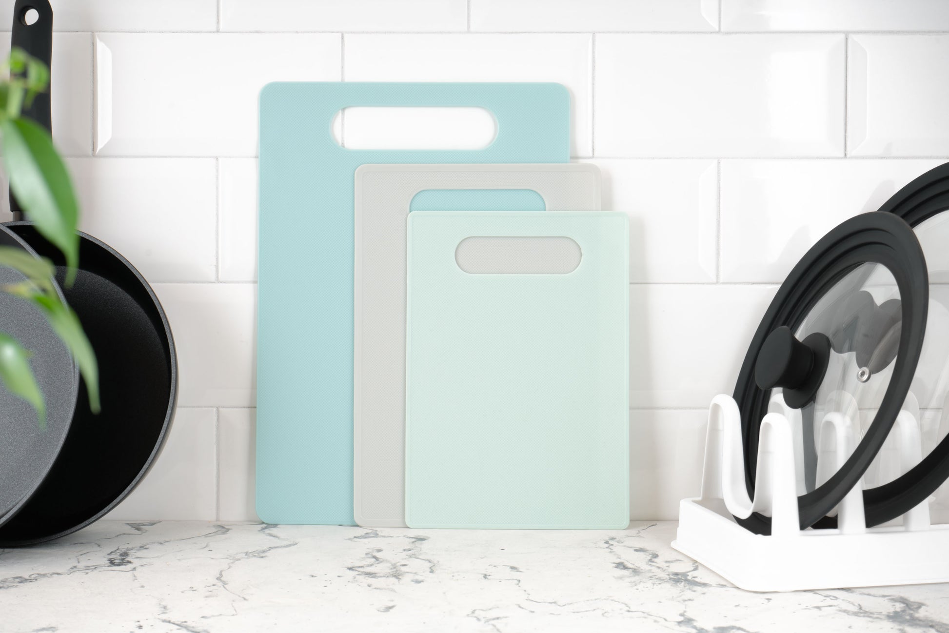 Ardesto Gemini Gourmet AR1403BG Plastic Cutting Board Set, 3 pcs - Image 3