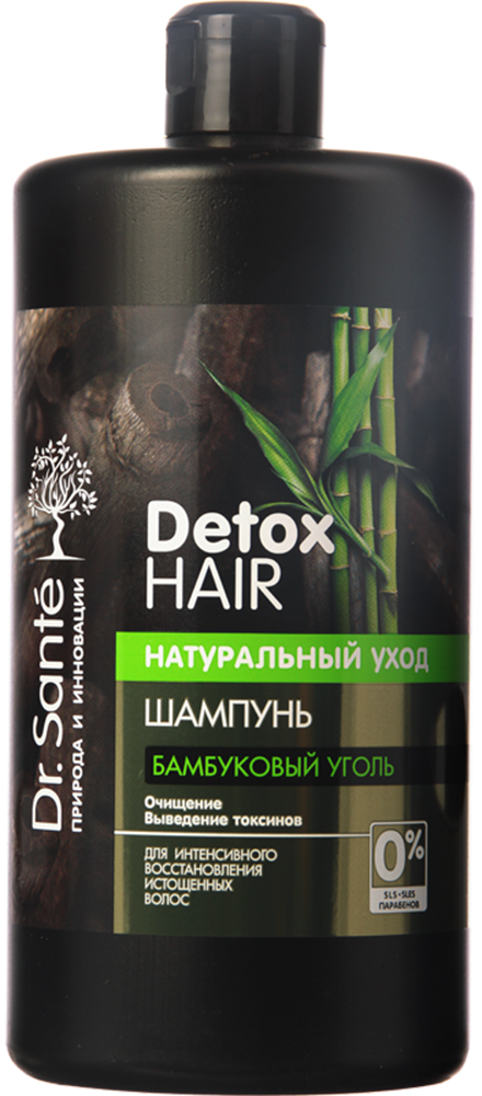Dr. Sante Detox Hair Shampoo & Hair Mask Set, 1 L + 1 L - Image 3