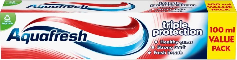 Aquafresh Triple Protection Toothpaste, 100 mL