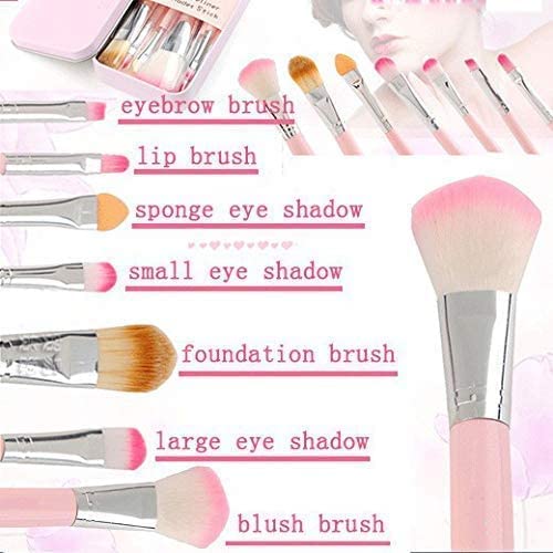 Hello Kitty Makeup Brush Set in Metal Case, 7 pcs - Image 4