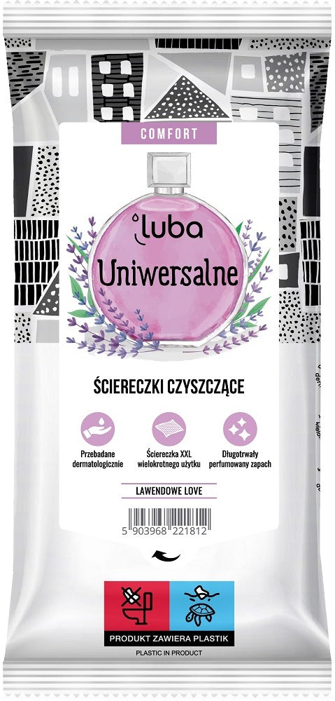 Luba Comfort Perfumed All-Purpose Cleaning Wipes, 32 pcs