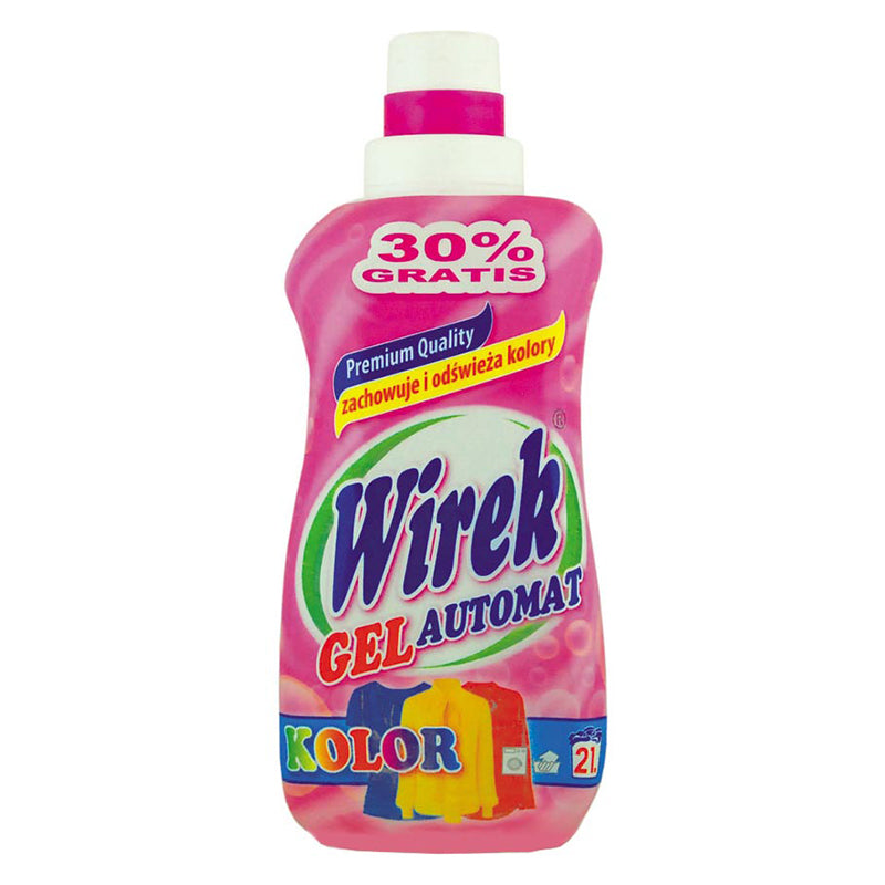 Wirek Color Liquid Laundry Detergent, 21 Loads, 1 L