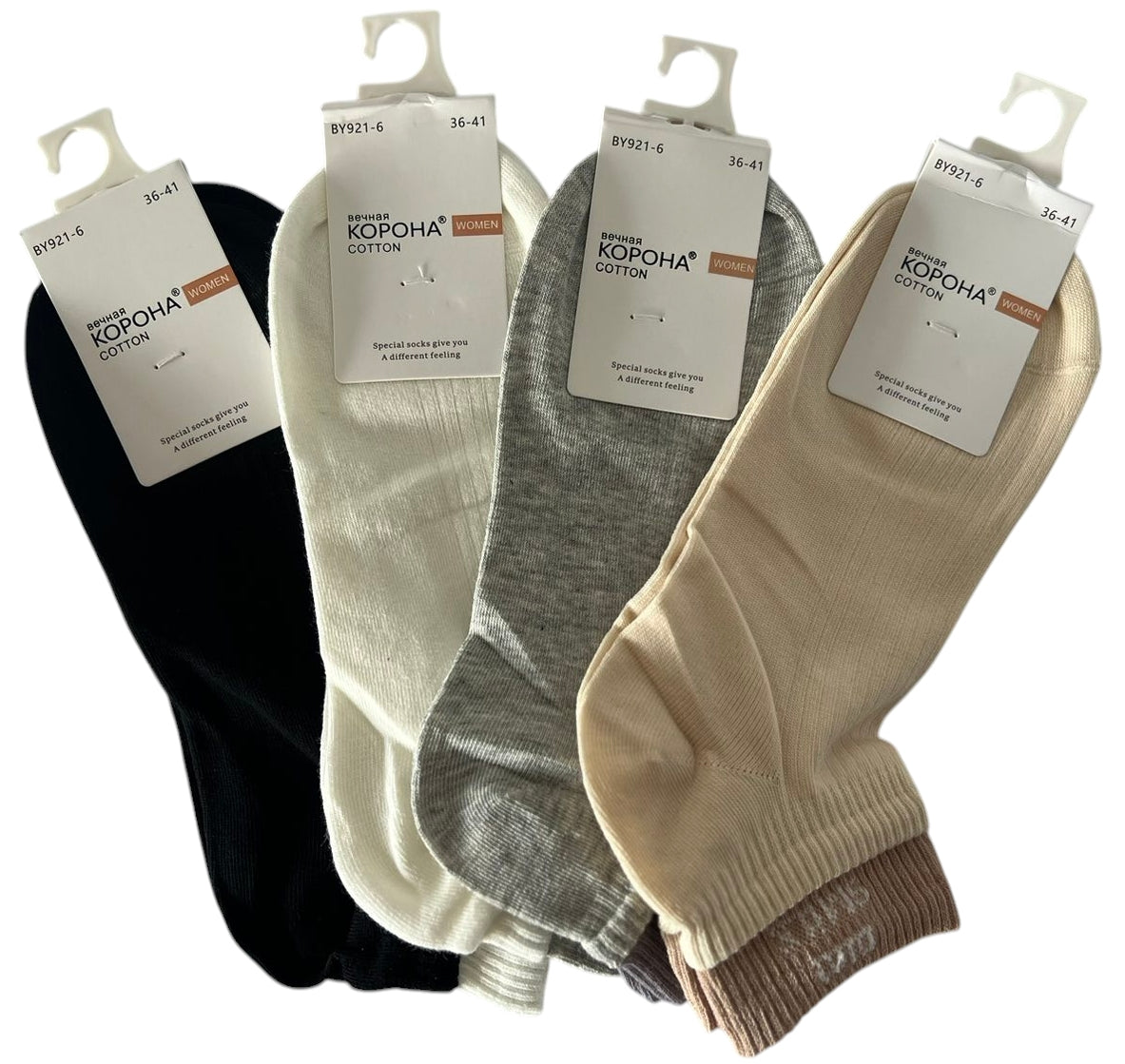 Korona BY921 Women's Short Socks, Size 37-41 - Image 2