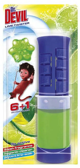 Dr.Devil Lime Twister Toilet Cleaning Disc, 45 mL