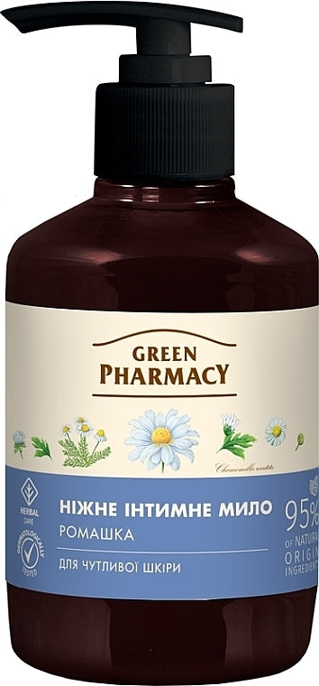 Zelena Apteka Chamomile Intimate Soap, 370 mL