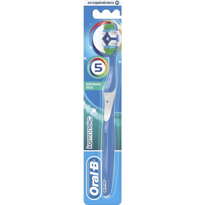 Oral-B Complete Five-Way Clean Medium Toothbrush