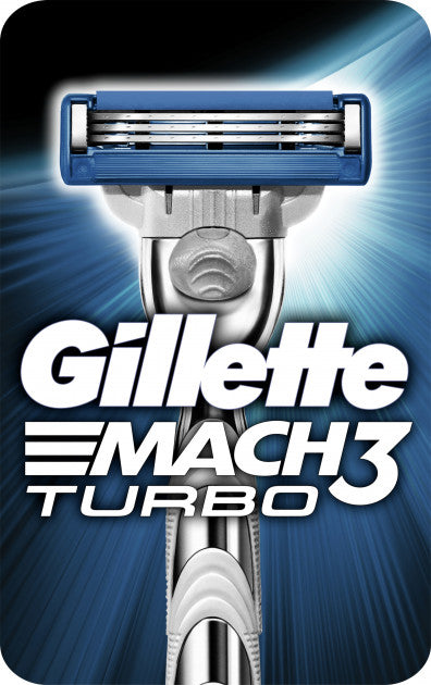 Gillette Mach3 Turbo Razor with 1 Replacement Cartridge