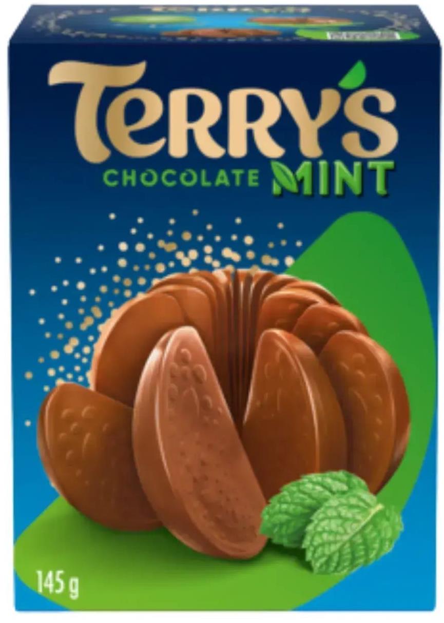 Chocolate Terry's Mint Milk, 145 g