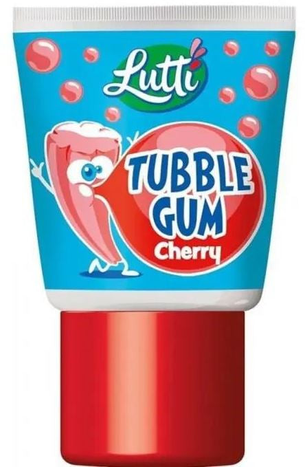 Liquid Bubble Gum in Tube Lutti Tubble Cherry, 35 g