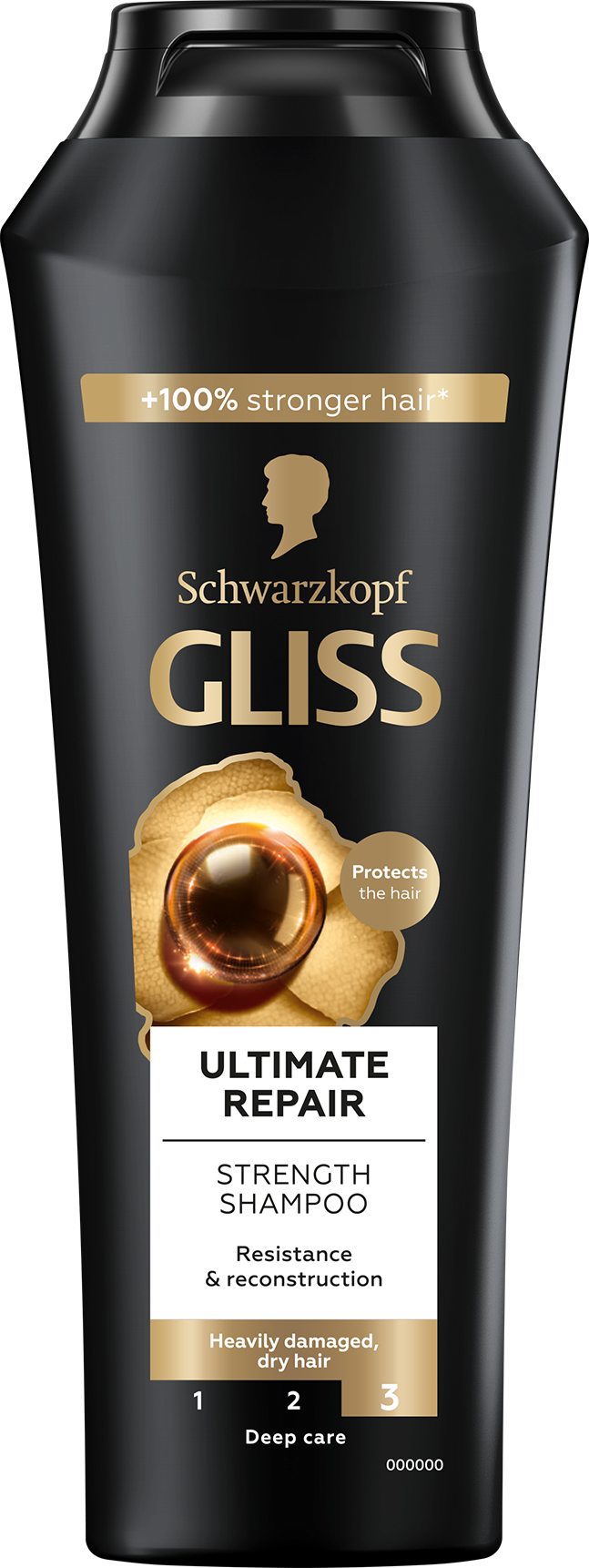 Gliss Kur Ultimate Repair Strengthening Shampoo, 400 mL