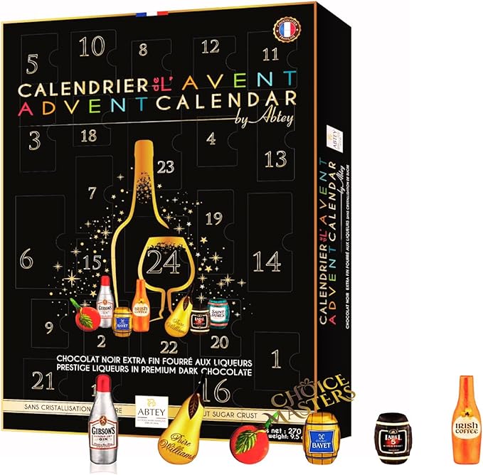 Select by Abtey Advent Calendar with Liqueur-Filled Chocolate Figures, 270 g - Image 2