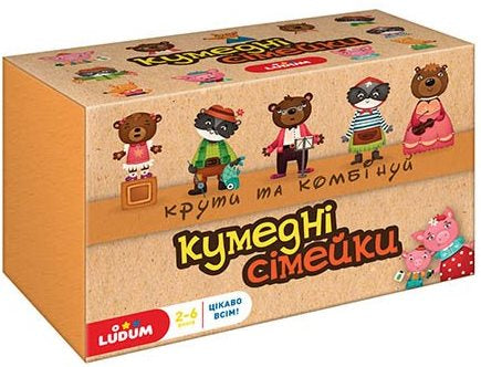 Ludum LD1049-56 Funny Families Board Game