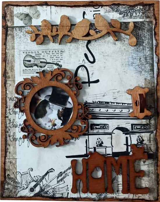 Closed Wooden Wall-Mounted Key Holder, Assorted