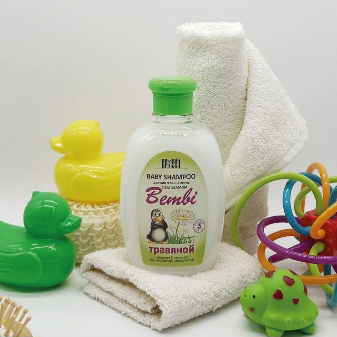 Armoni Bembi Herbal Kids Shampoo & Shower Gel, 330 mL - Image 3