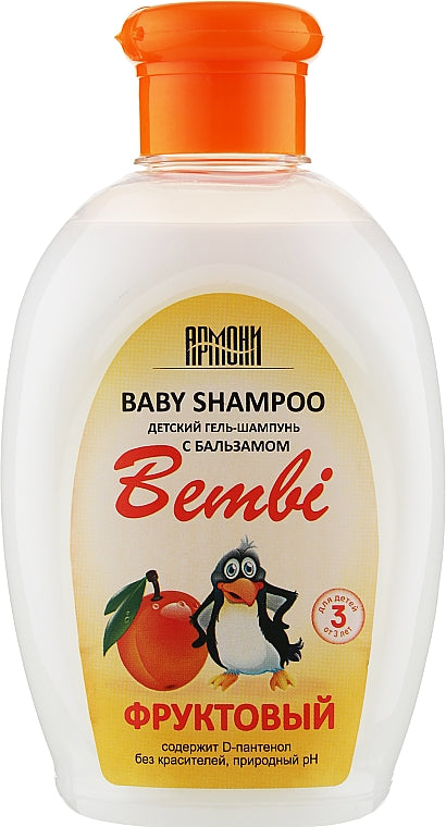 Armoni Bembi Fruity Kids Shampoo & Shower Gel, 330 mL