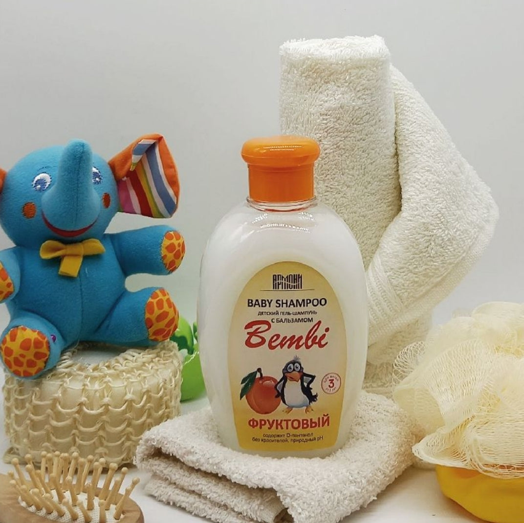 Armoni Bembi Fruity Kids Shampoo & Shower Gel, 330 mL - Image 3