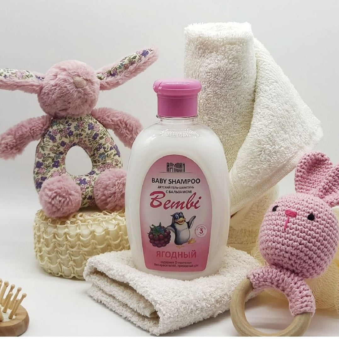 Armoni Bembi Berry Kids Shampoo & Shower Gel, 330 mL - Image 3
