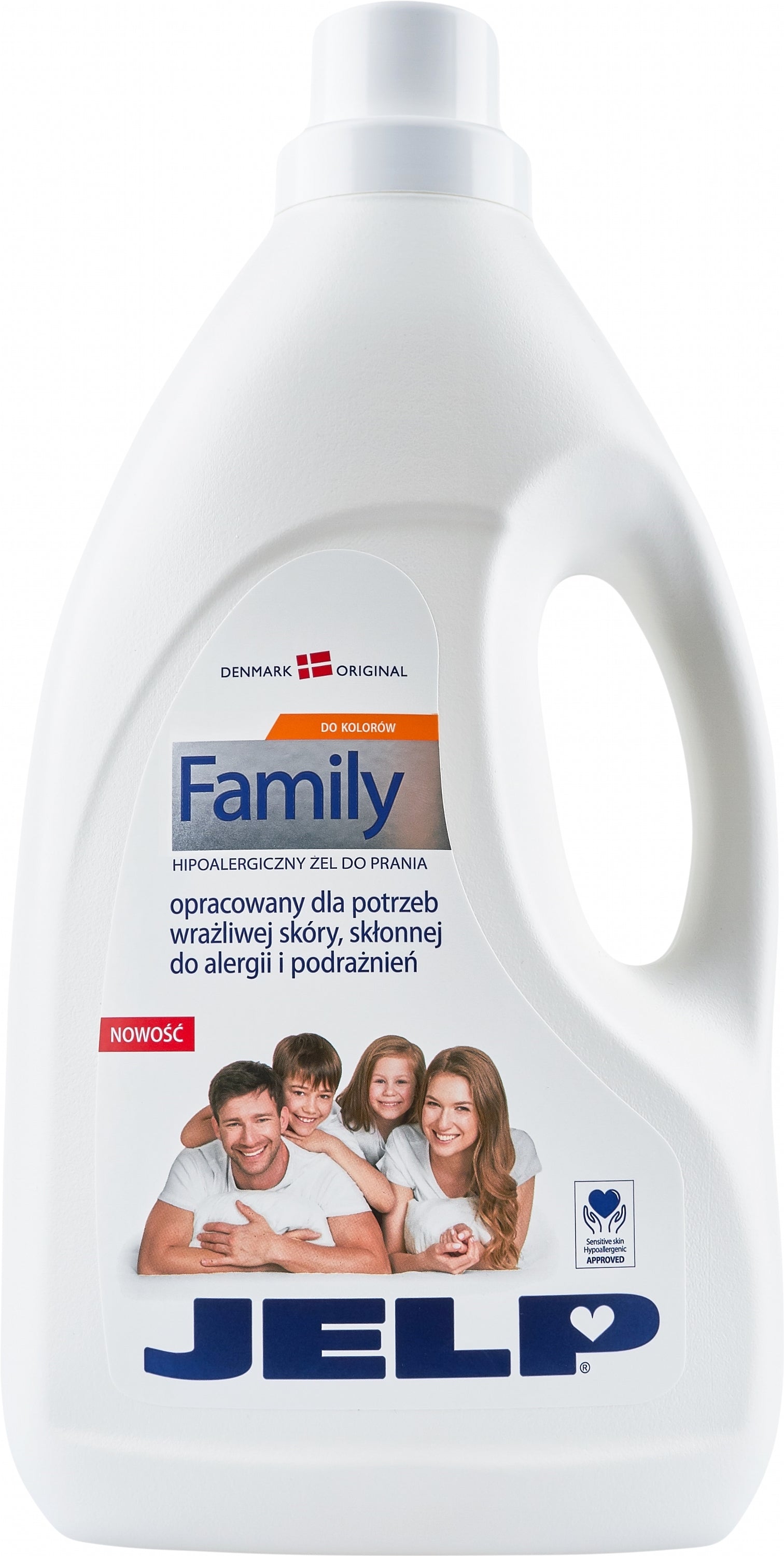Jelp Family Hypoallergenic Color Laundry Detergent Gel, 25 Loads, 2 L