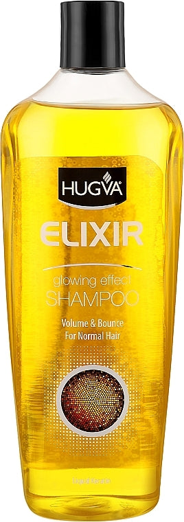 Hugva Elixir Volume & Bounce Shampoo for Normal Hair, 600 mL