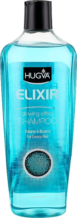 Hugva Elixir Volume & Bounce Shampoo for Oily Hair, 600 mL