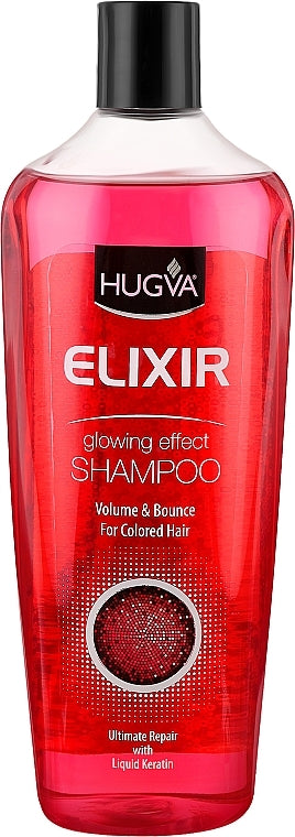 Hugva Elixir Volume & Bounce Shampoo for Color-Treated Hair, 600 mL