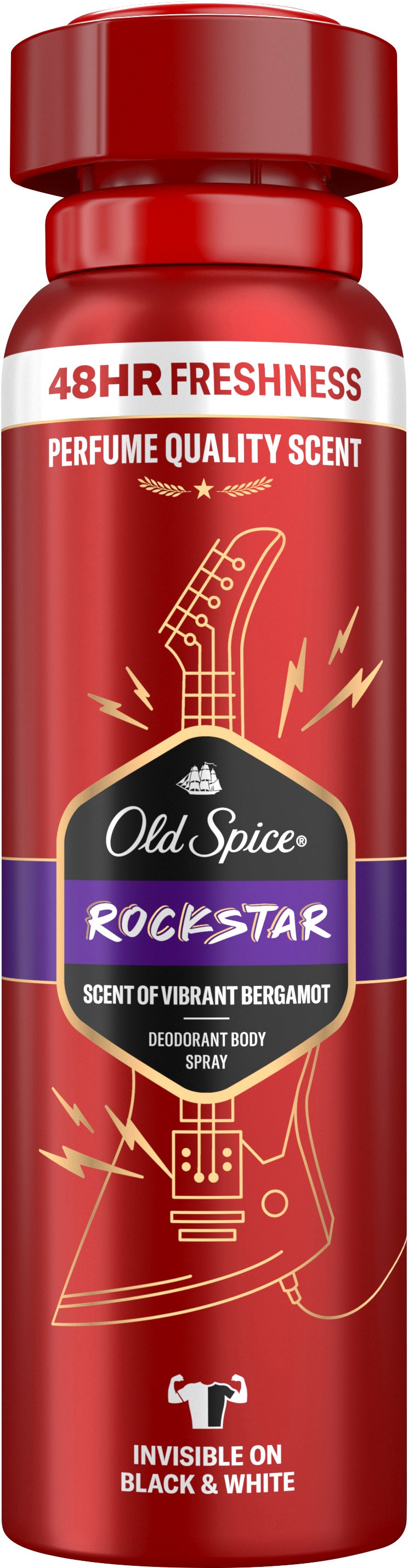 Old Spice Rockstar Aerosol Deodorant, 150 mL
