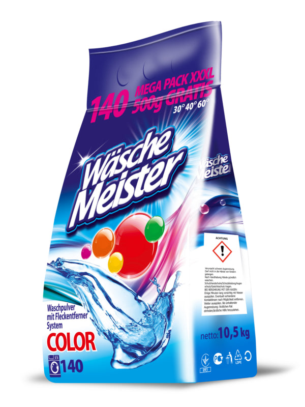 Laundry detergent powder Wasche Meister Color 10.5 kg